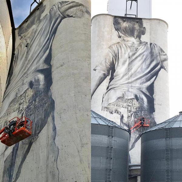 Mural by Australian artist Guido van Helten